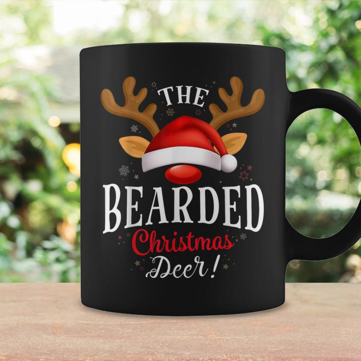 Bearded Christmas Deer Pjs Xmas Family Matching Coffee Mug Gifts ideas