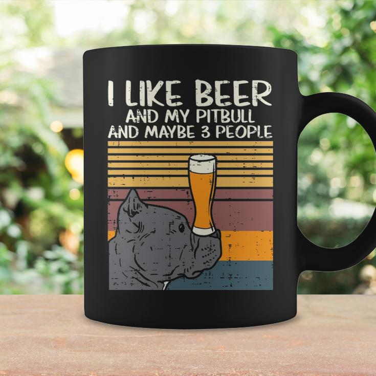 Beer Pitbull 3 People Drinking Pitties Dog Lover Owner Gif Coffee Mug Gifts ideas