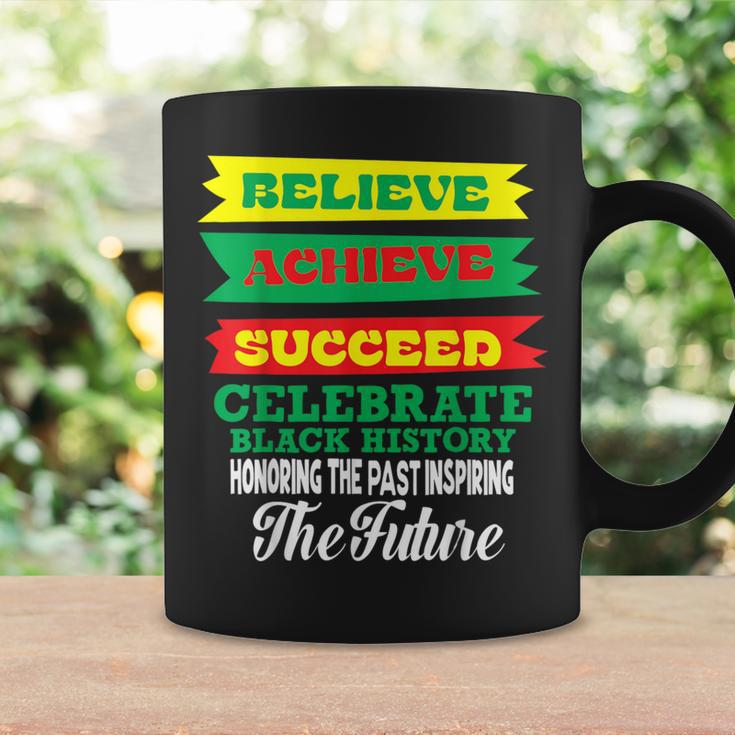 Believe Achieve Succeed Celebrate Black History Month Coffee Mug Gifts ideas