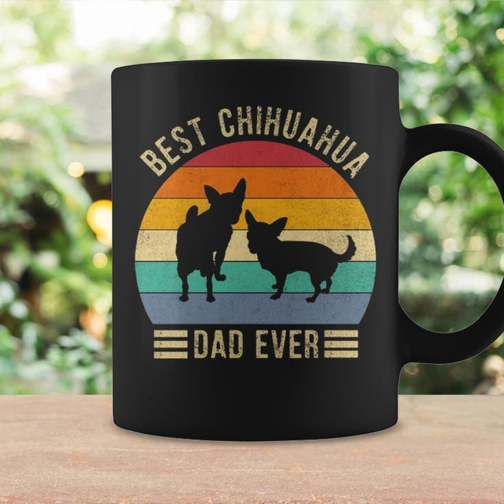 Best Chihuahua Dad Ever Retro Vintage Dog Lover Coffee Mug Gifts ideas