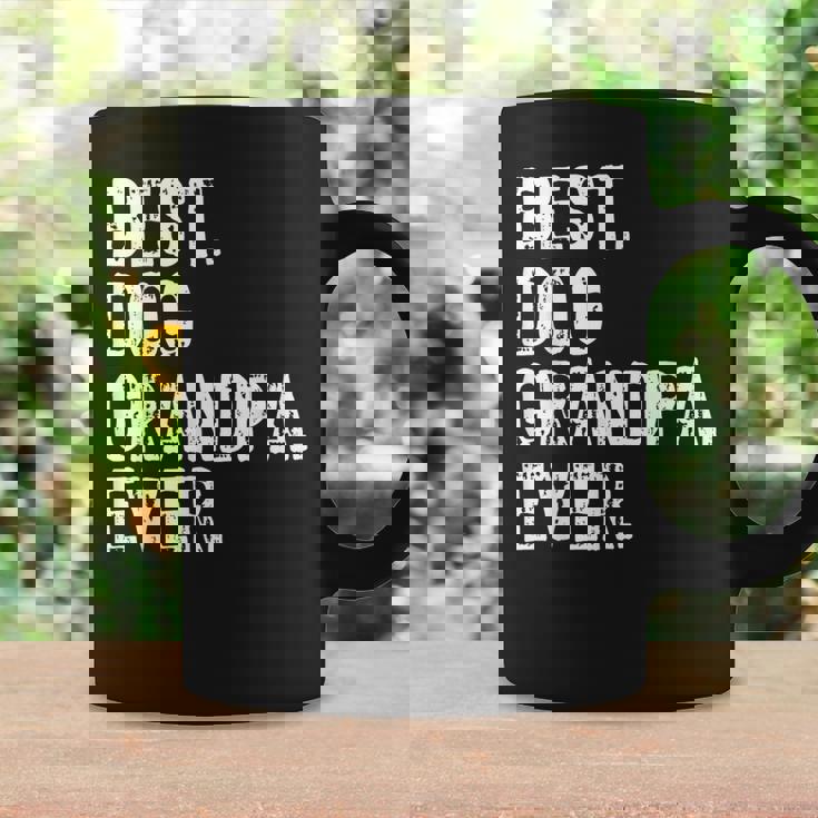 Best Dog Grandpa Ever Cool Taza de café Ideas de regalos