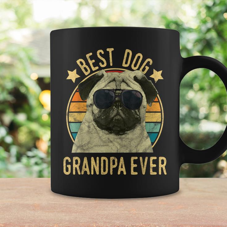 Best Dog Grandpa Ever Pug Father's Day Coffee Mug Gifts ideas