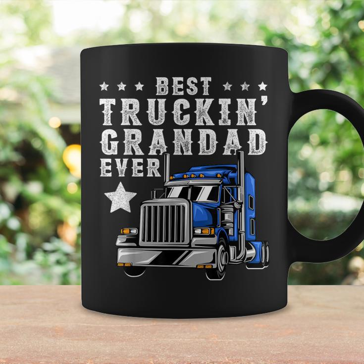 Best Trucking Grandad Ever Fathers Day Trucker Truck Coffee Mug Gifts ideas