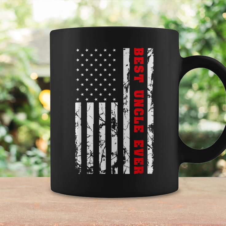 Best Uncle Ever Us Vintage Flag Patriotic Family Men Coffee Mug Gifts ideas