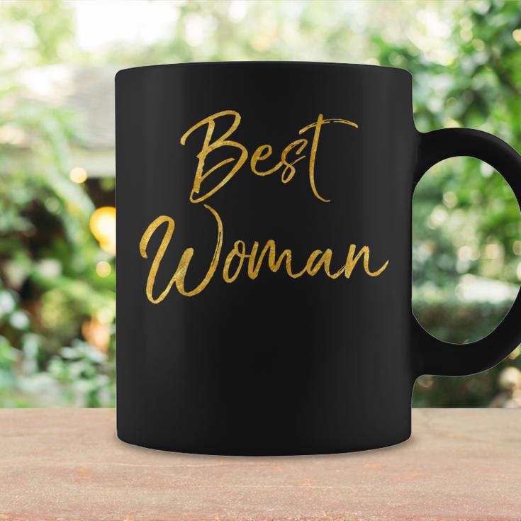 Best Woman Cute Gold Girl Groomsman For Women Coffee Mug Gifts ideas