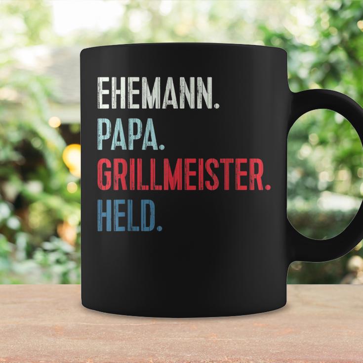 Bester Papa Grillmeister Held Grillen Bester Husann German L Tassen Geschenkideen