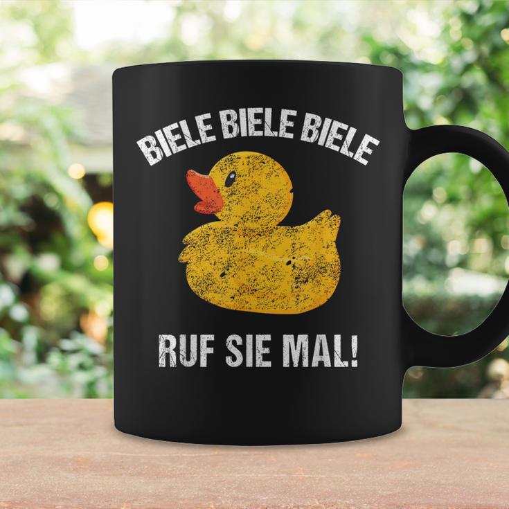 Biele Biele Biele Ruf Sie Mal Lüstige Ente Black Tassen Geschenkideen