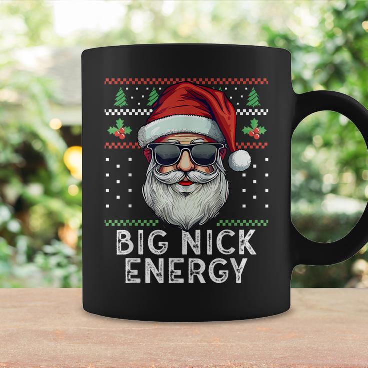 Big Nick Energy Santa With Sunglasses Ugly Xmas Coffee Mug Gifts ideas