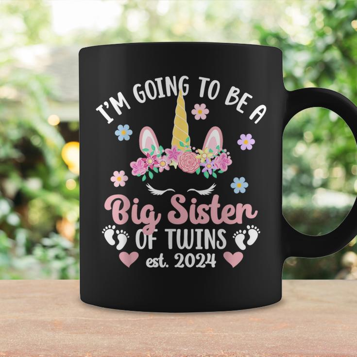 Be Big Sister Of Twins Promoted To Big Sister Of Twins 2024 Coffee Mug Gifts ideas