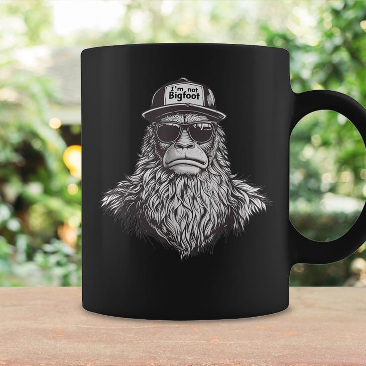 Bigfoot In Disguise Sunglasses Trucker Hat I'm Not Sasquatch Coffee Mug Gifts ideas