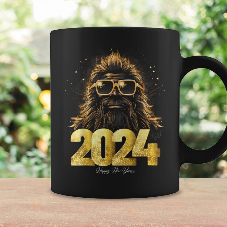 Bigfoot Sasquatch 2024 Happy New Year New Years Eve Party Coffee Mug Gifts ideas