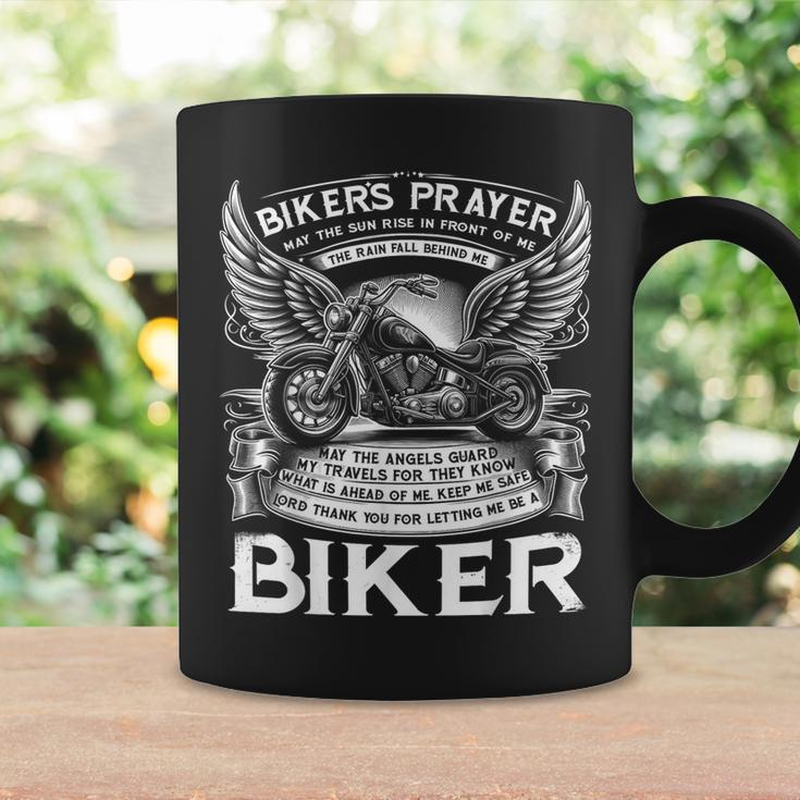 Biker's Prayer Vintage Motorcycle Biker Motorcycling Mens Coffee Mug Gifts ideas