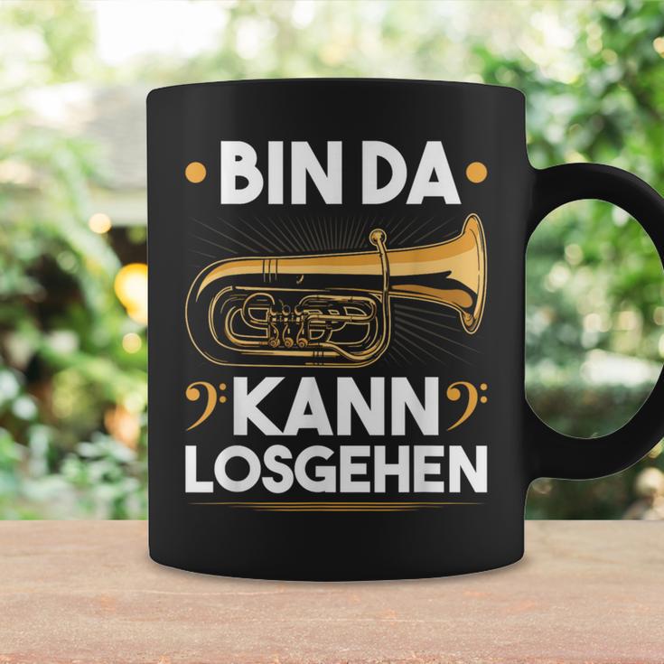 Bin Da Kann Losgehen Blow Music Bass Tubist B Tuba S Tassen Geschenkideen