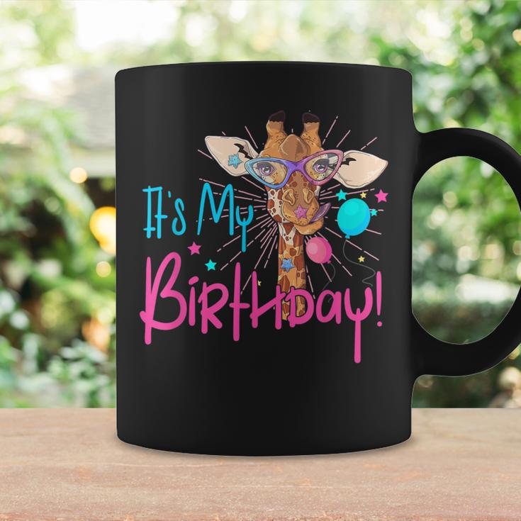 It Is My Birthday Good Time Giraffe Party Animal Colorful Coffee Mug Gifts ideas