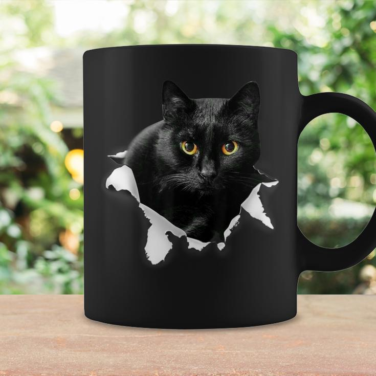 Black Cat Torn Cloth For Cat Lover Cat Dad Cat Mom Coffee Mug Gifts ideas
