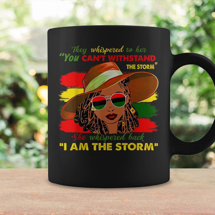 Black Girl African American Black History I Am The Storm Coffee Mug Gifts ideas