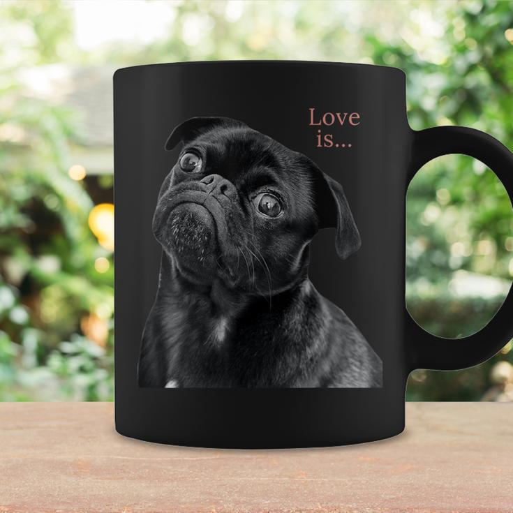 Black Pug Pug Mom Dad Life Love Dog Pet Coffee Mug Gifts ideas