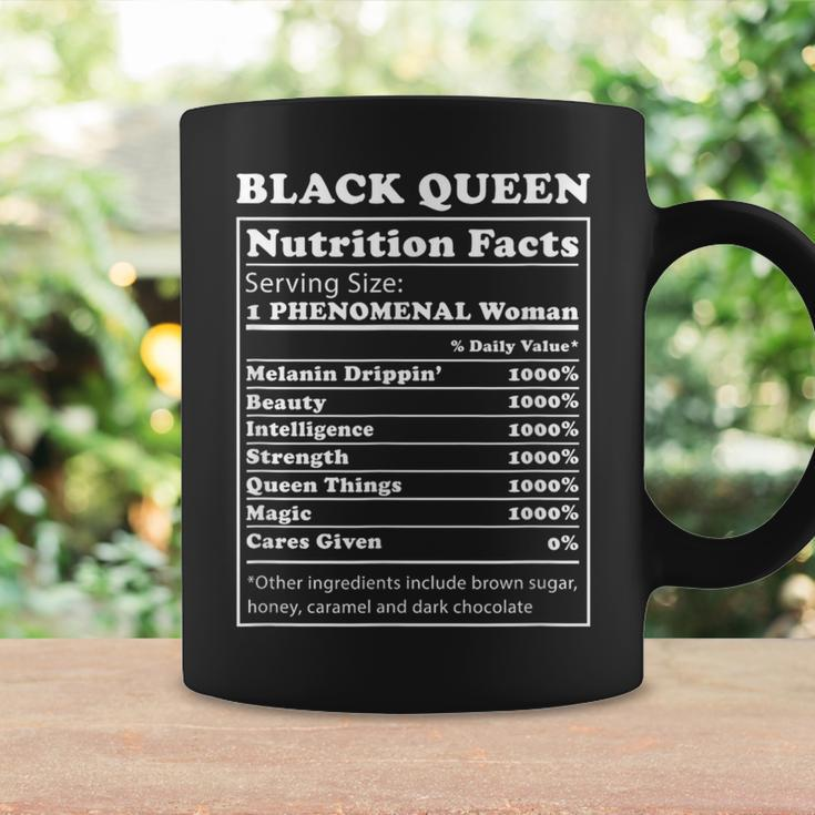 Black Queen Nutrition Facts Black History Month Blm Melanin Coffee Mug Gifts ideas