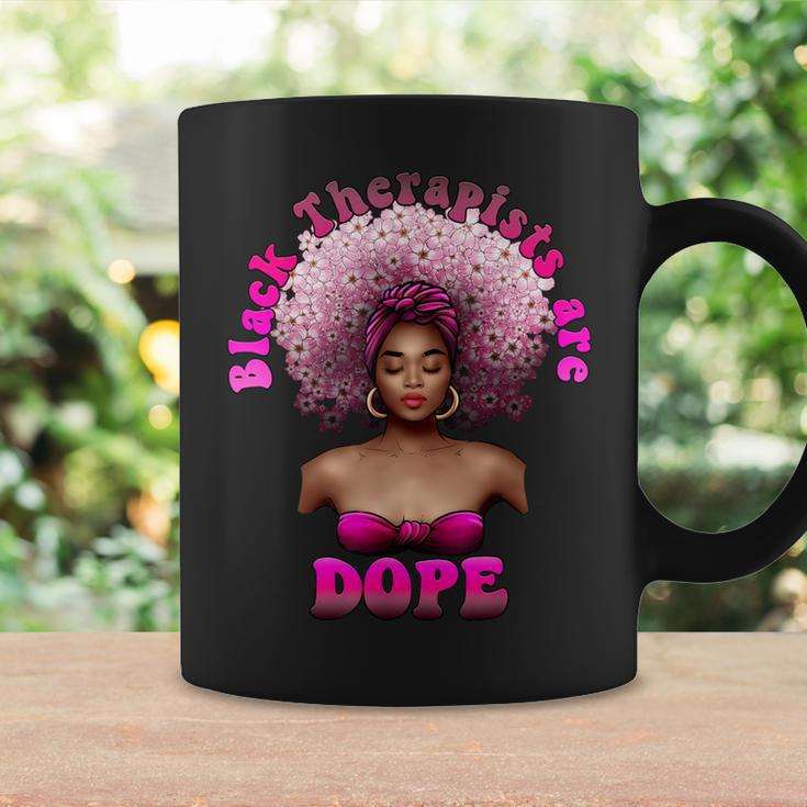Black Therapists Dope Mental Health Awareness Worker Coffee Mug Gifts ideas