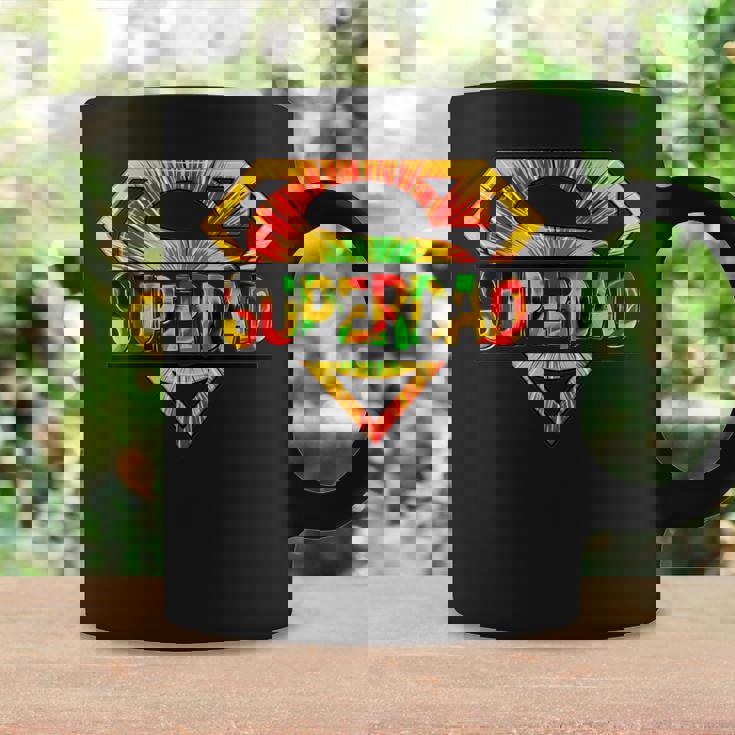 Black Super Dad Family Junenth Freedom 1865 Fathers Day Coffee Mug Gifts ideas