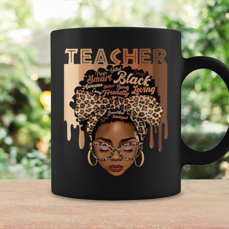 Black Teacher Magic Black History Month Afro Hair Melanin Coffee Mug Gifts ideas