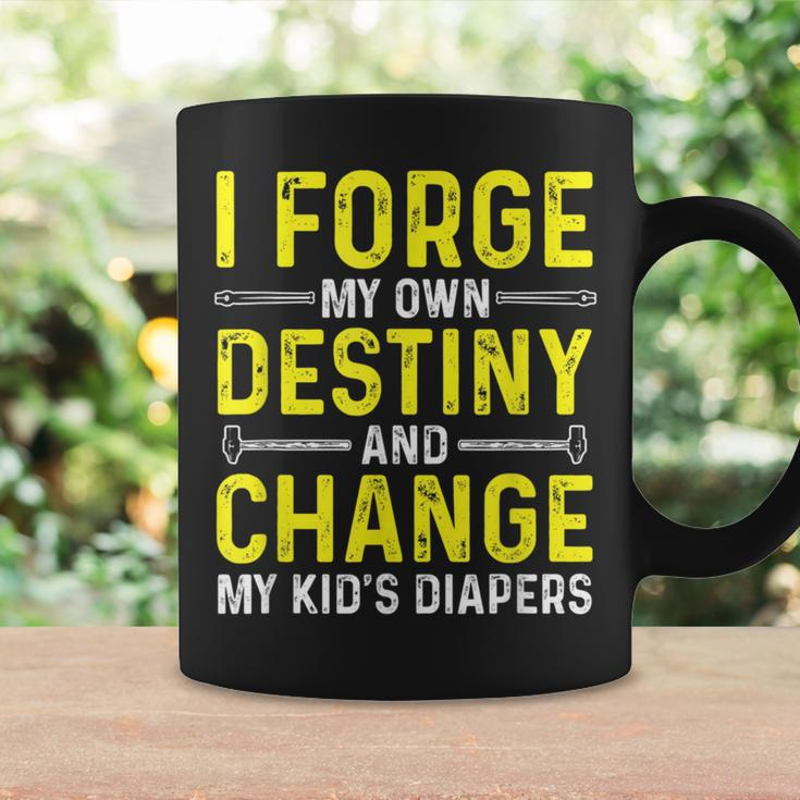 Blacksmithing Blacksmith Dad Forge My Own Destiny Coffee Mug Gifts ideas
