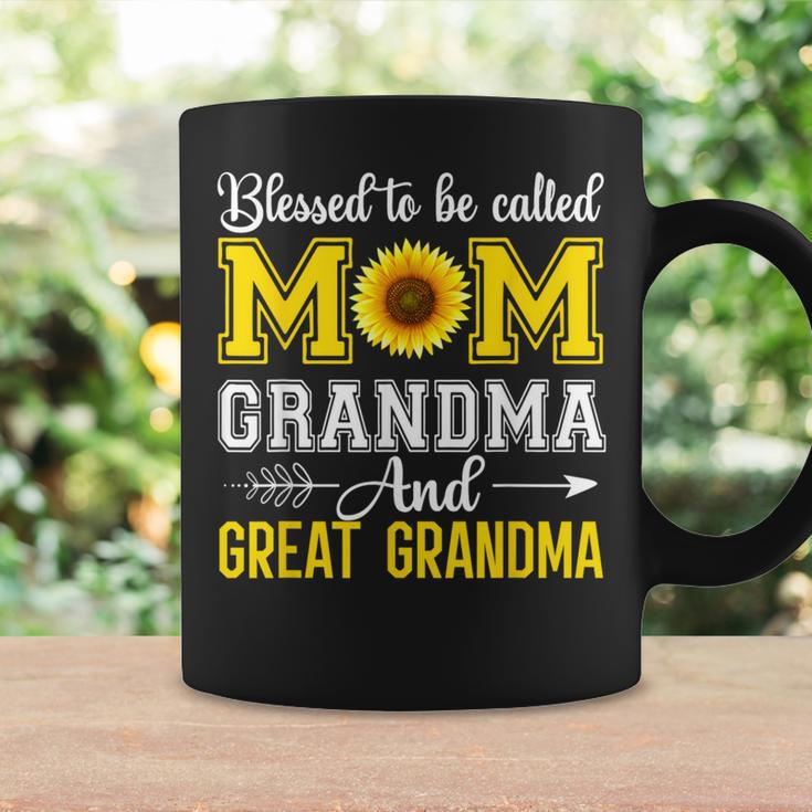 Blessed To Be Called Mom And Grandma Sunflower Coffee Mug Gifts ideas