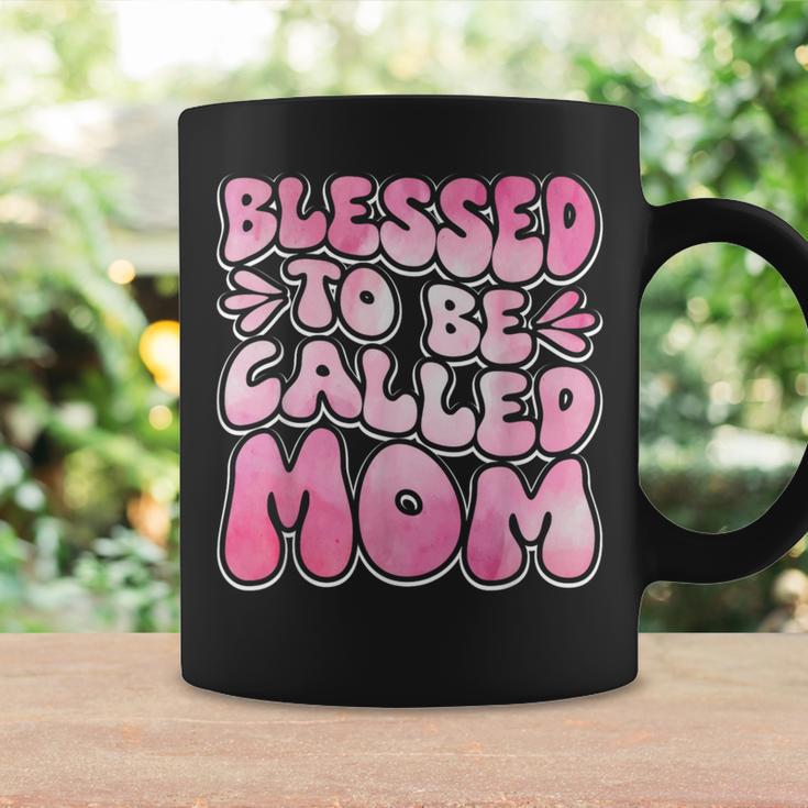Blessed To Be Called Mom Mother's Day Groovy Coffee Mug Gifts ideas