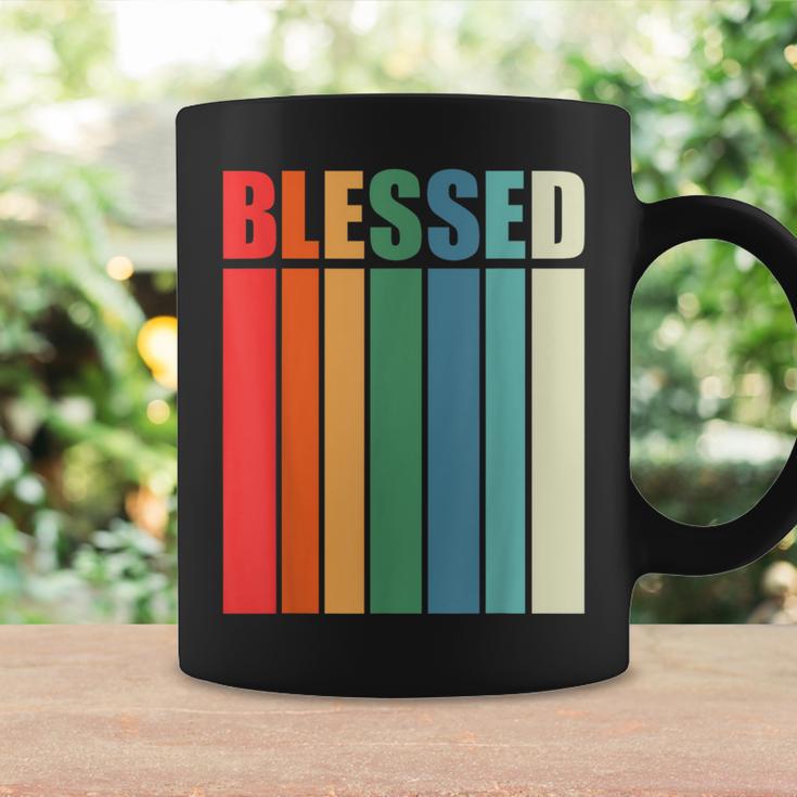 Blessed Christian Faith Inspiration Quote – Vintage Color Coffee Mug Gifts ideas