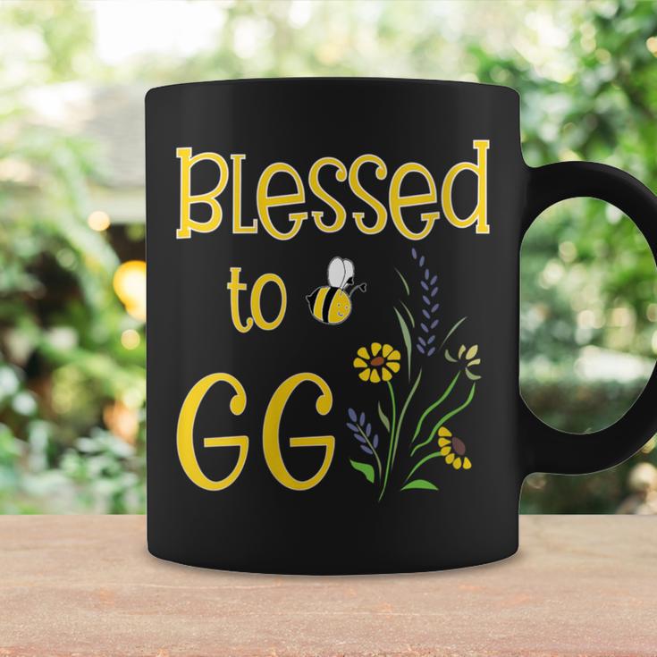 Blessed To Be Gg Gigi Bee Flowers Great Grandmother Coffee Mug Gifts ideas