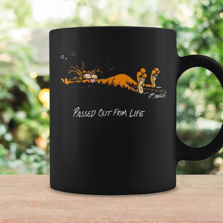 Bloom County Bill The Cat Passed Out From Life Coffee Mug Gifts ideas
