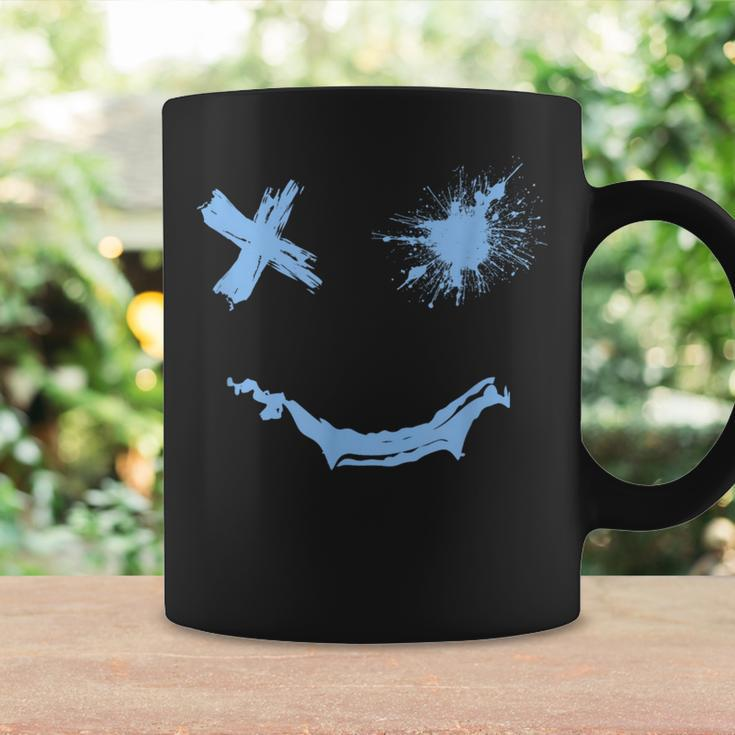 Blue Grunge Smile Blue Color Graphic Coffee Mug Gifts ideas