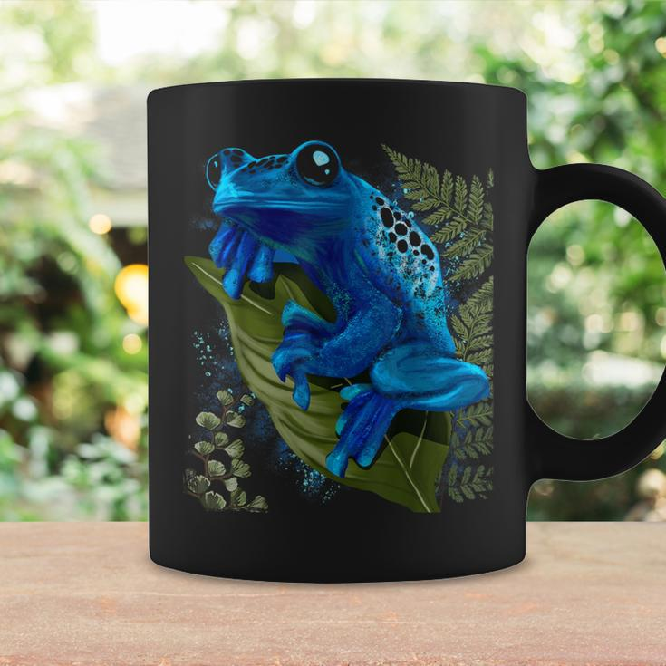 Blue Poison Dart Frog Colored Exotic Animal Amphibian Pet Coffee Mug Gifts ideas
