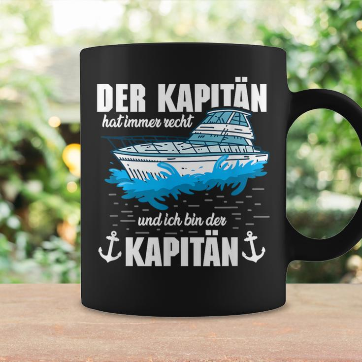 Boat Der Kapitän Hat Immer Right Tassen Geschenkideen