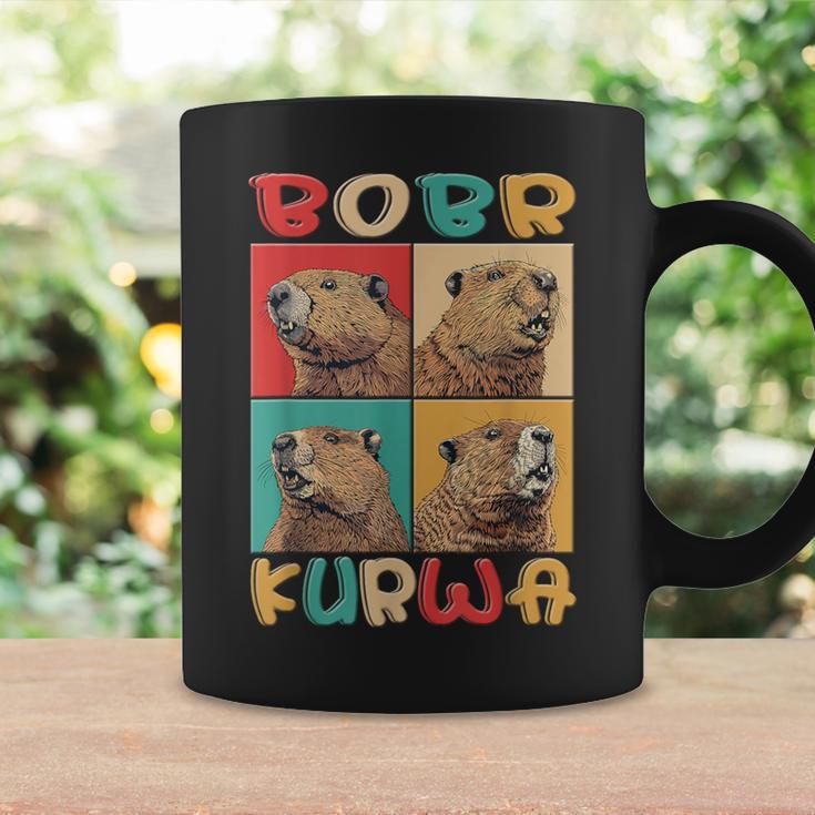 Bobr Kurwa Meme Retro Biber Kurwa Tassen Geschenkideen