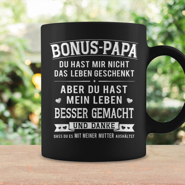Bonus Papa Men’S Stepfather Leben Besser Gemacht German Text Tassen Geschenkideen