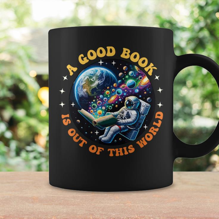 Book Space Astronaut Book Lover Reader Moon Space Bookworm Coffee Mug Gifts ideas