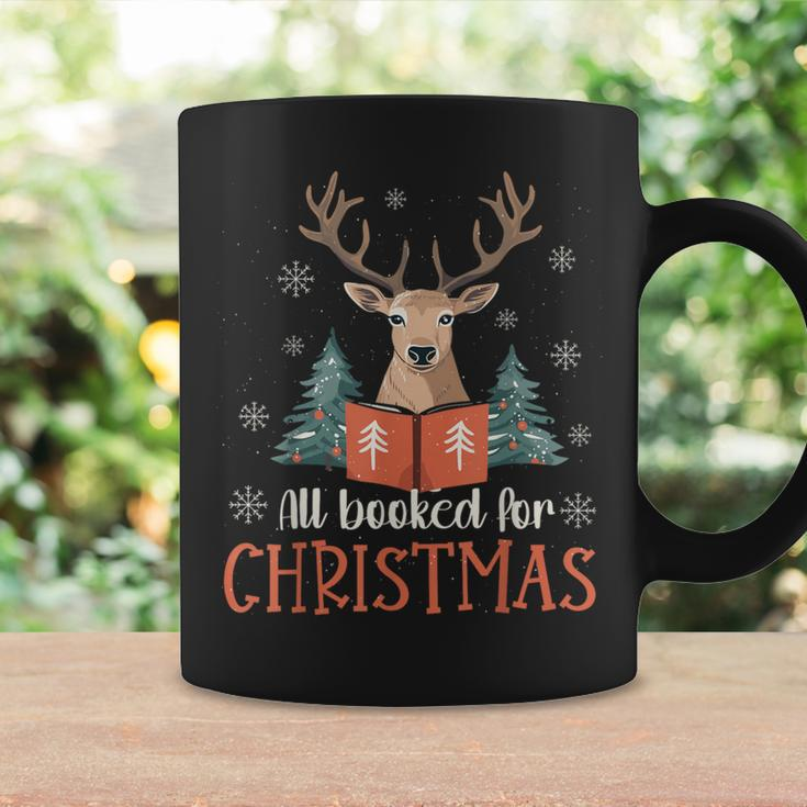 All Booked For Christmas Book Reindeer Christmas Coffee Mug Gifts ideas