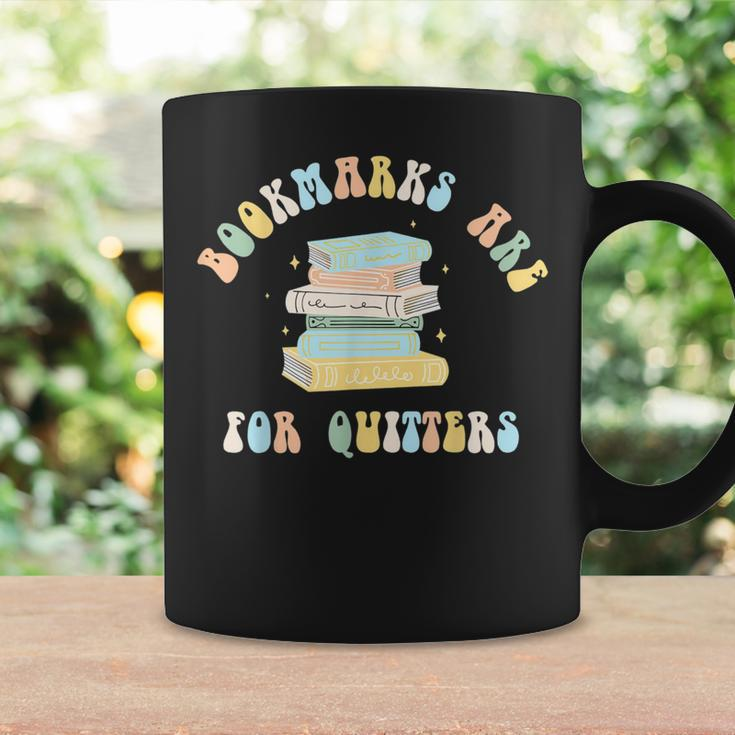Bookmarks Are For Quitters Reading Book Lover Coffee Mug Gifts ideas
