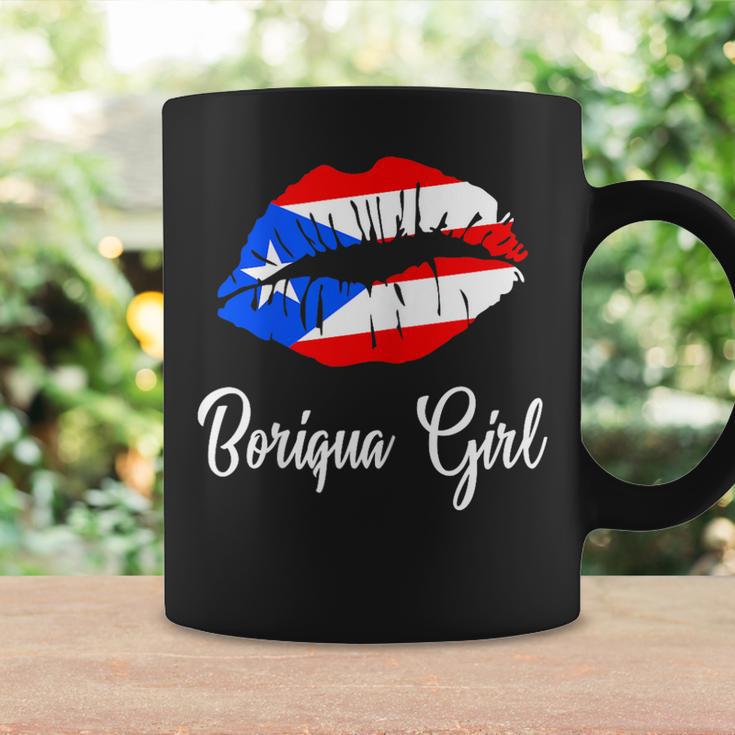 Boriqua Girl Pride Puerto Rico Boricua Girl Lips Coffee Mug Gifts ideas