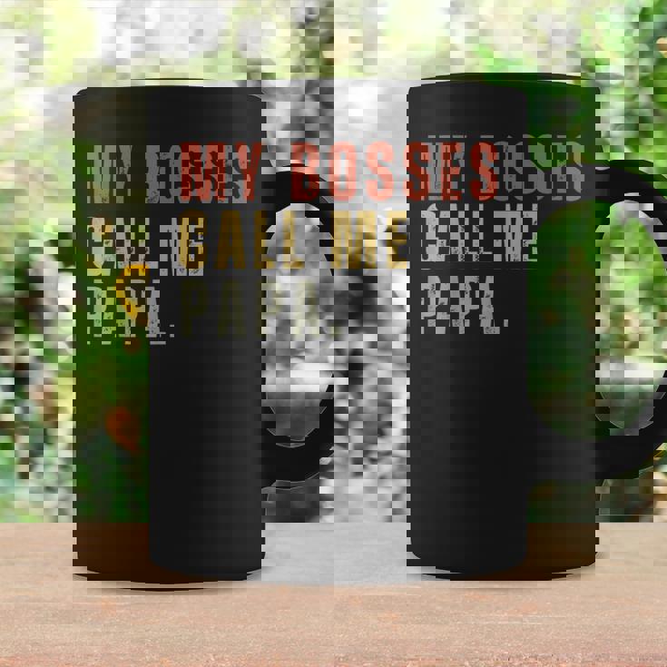My Boss Calls Me Papa Coffee Mug Gifts ideas