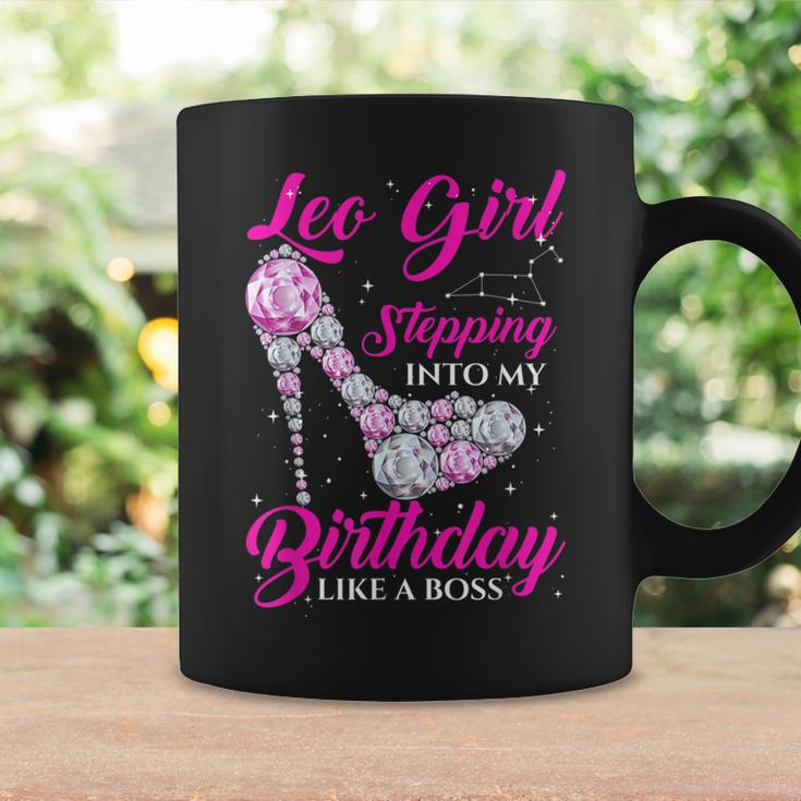 Like A Boss Leo Girl Stepping Into My Birthday Coffee Mug Gifts ideas