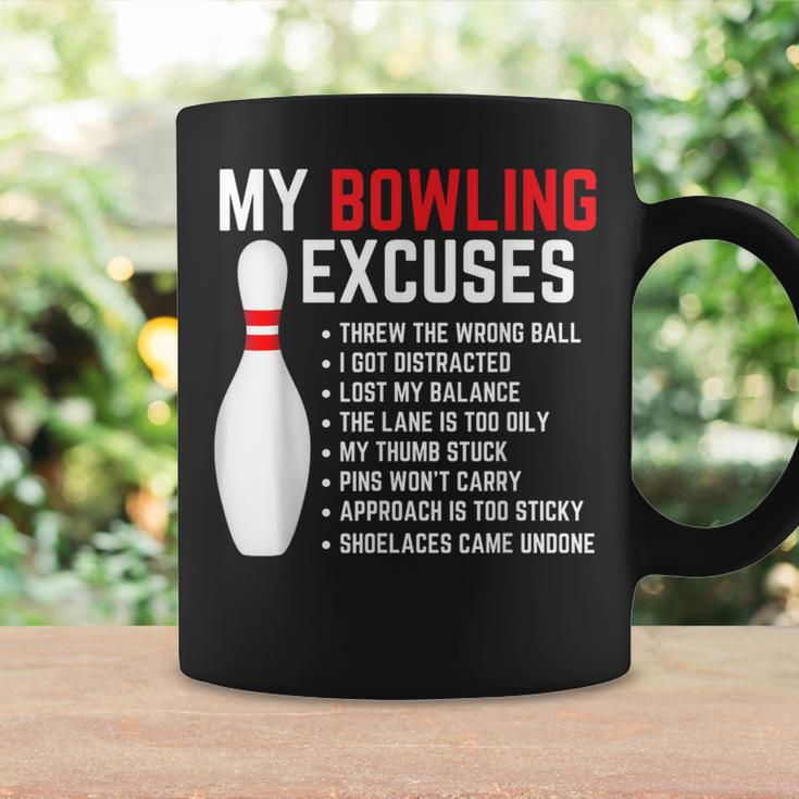 My Bowling Excuses Bowler Bowling Men Coffee Mug Gifts ideas