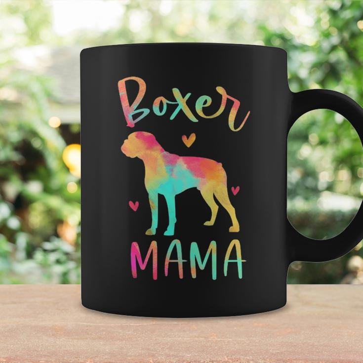 Boxer Mama Colorful Boxer Dog Mom Coffee Mug Gifts ideas