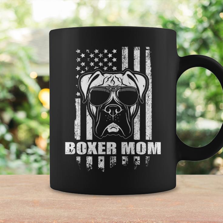 Boxer Mom Cool Vintage Retro Proud American Coffee Mug Gifts ideas