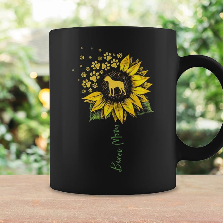 Boxer Mom Sunflower Boxer Dog Dog Mom Mama Coffee Mug Gifts ideas