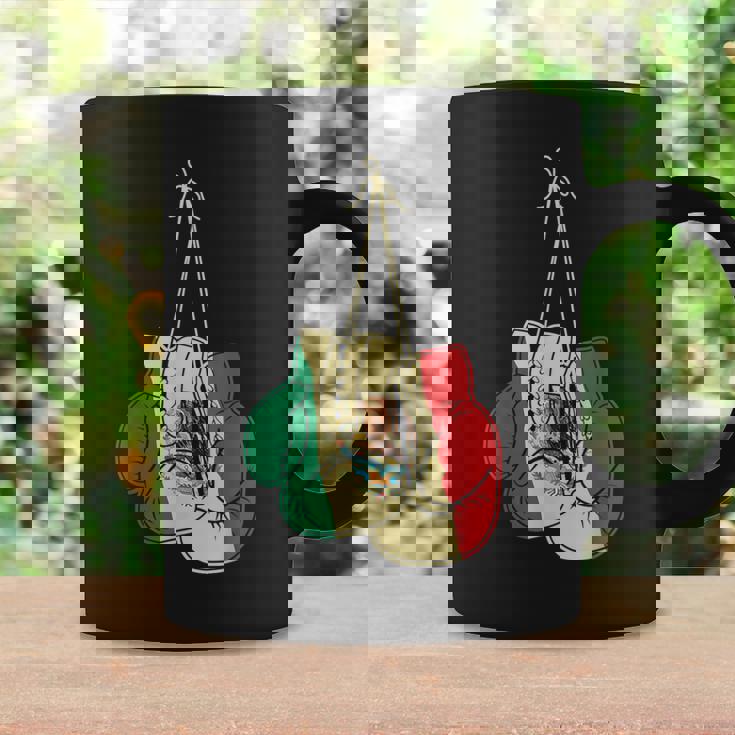 Boxing Gloves Mexican Flag Mexico Boxer Coach Coffee Mug Gifts ideas
