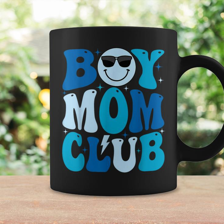 Boy Mom Club Mother's Day Groovy Mother Mama Coffee Mug Gifts ideas