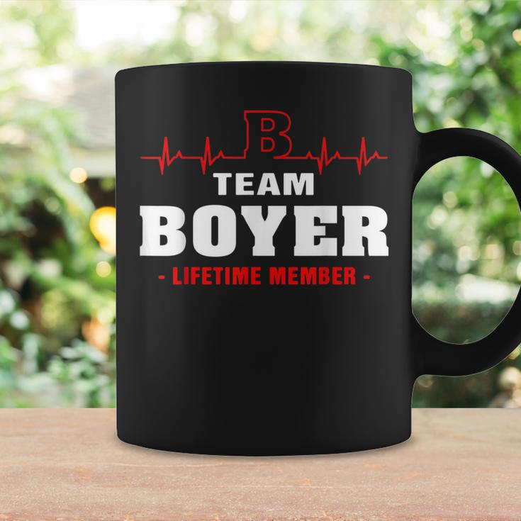 Boyer Surname Family Name Team Boyer Lifetime Member Coffee Mug Gifts ideas