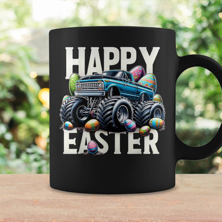 Boys Happy Easter Monster Truck Easter Eggs Hunt Toddler Kid Coffee Mug Gifts ideas